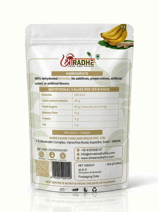 Premium Sun-Dried Banana Powder
