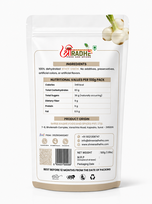 Seasoning Sun-Dried White Onion Powder