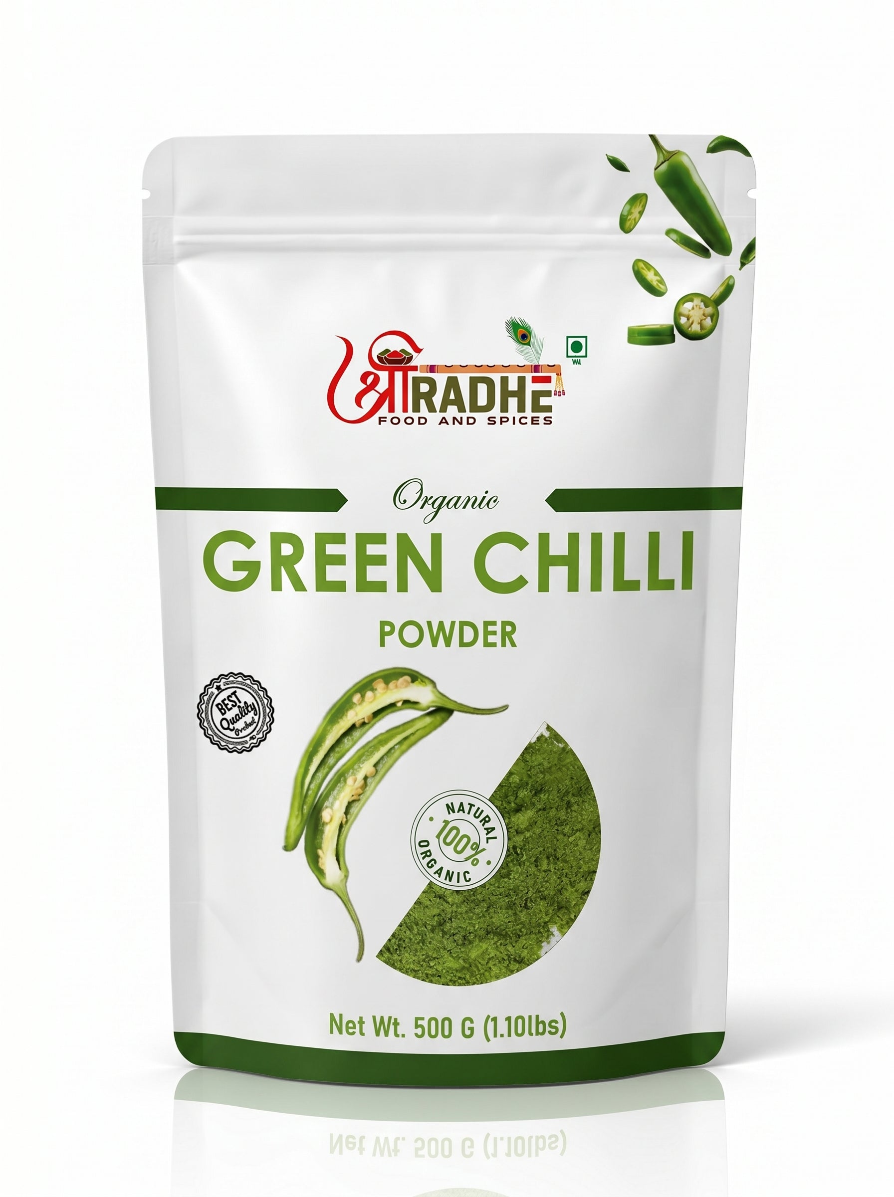 Pure Green Chilli Powder