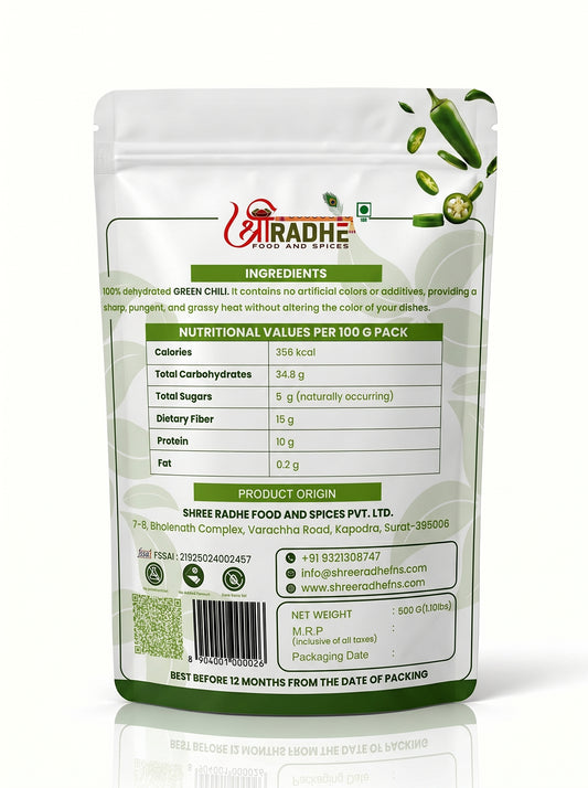 Pure Green Chilli Powder
