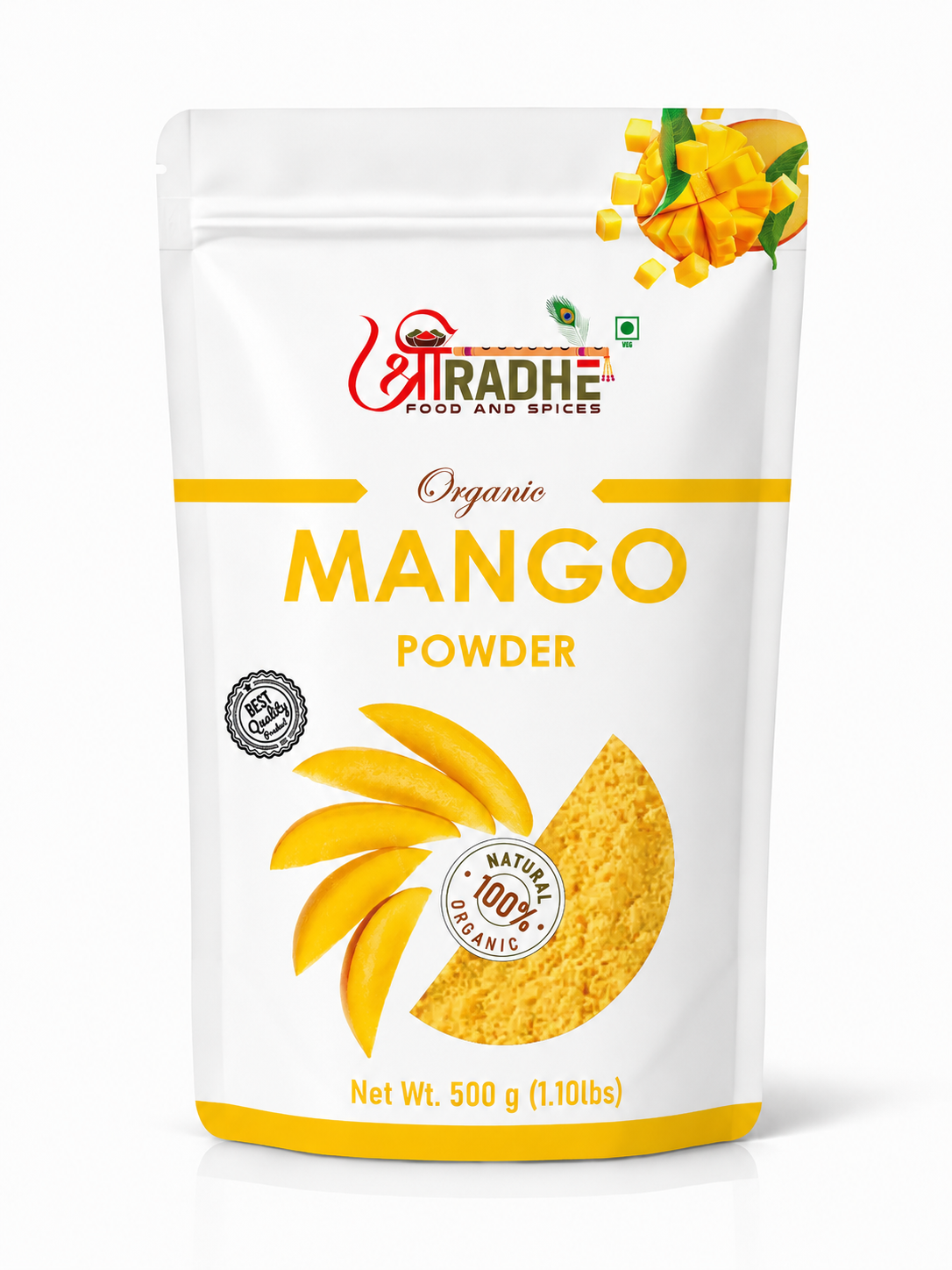 Natural & Premium Sun-Dried Mango Powder