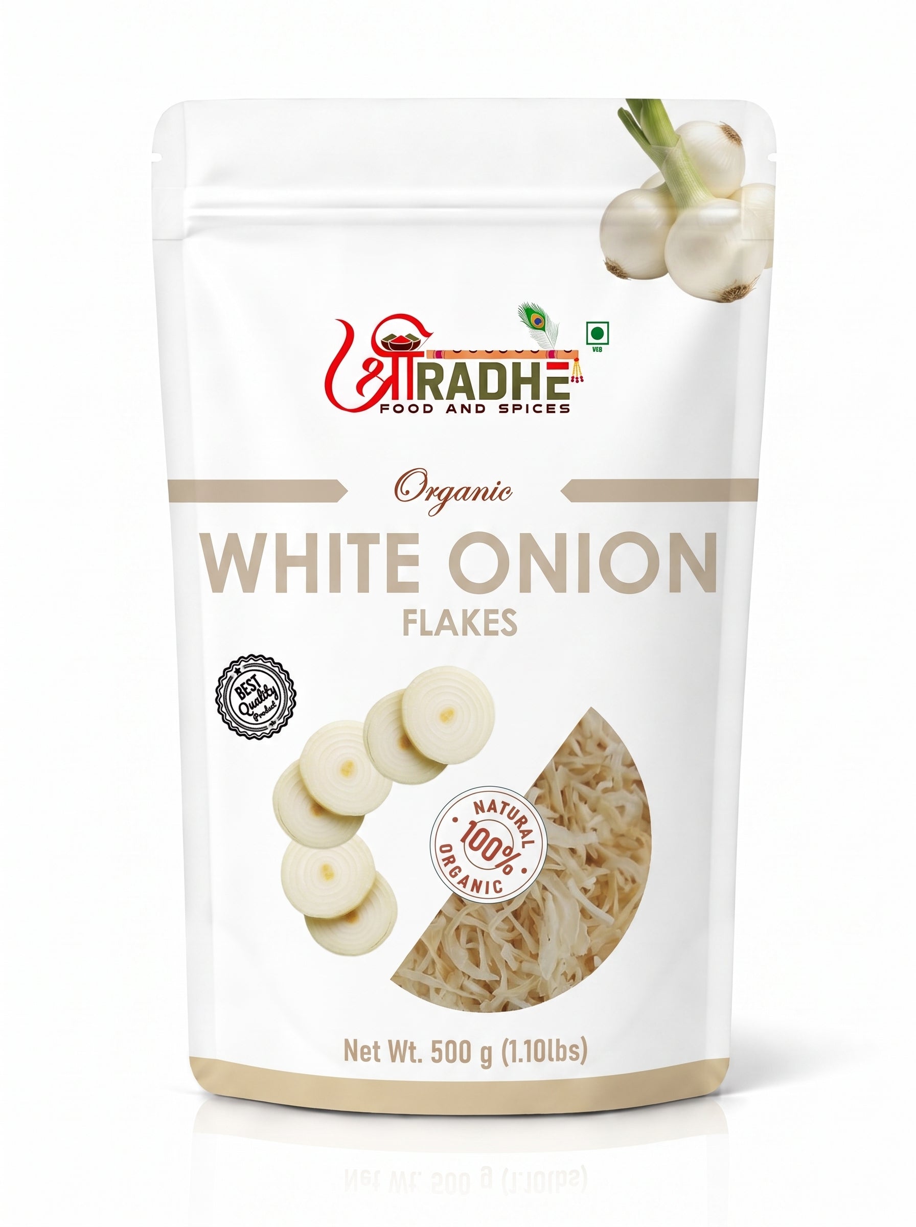White Onion Flakes (Premium Dehydrated White Onion Flakes)